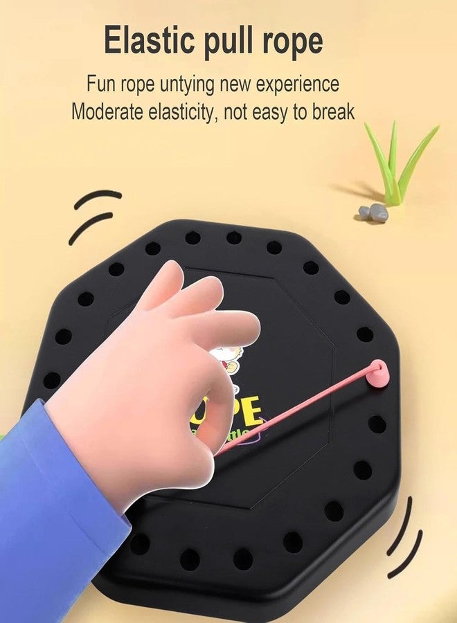 Ality Rope Untying Challenge Twisted Rope Knots Untangle Stack Puzzle Brainy Knots Untangling Table Puzzle Twist - Image 4